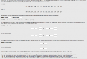 confidence interval