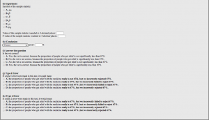 hypothesis test